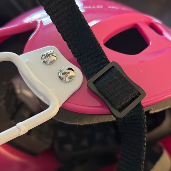 Rawlings Coolflo/Vapor OSFM Girls Softball Batting Helmet with Face Guard, Metal - Picture 7 of 10